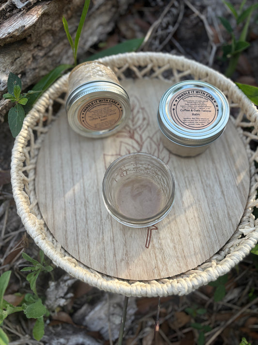 Coffee & Oats Tallow Balm - Small