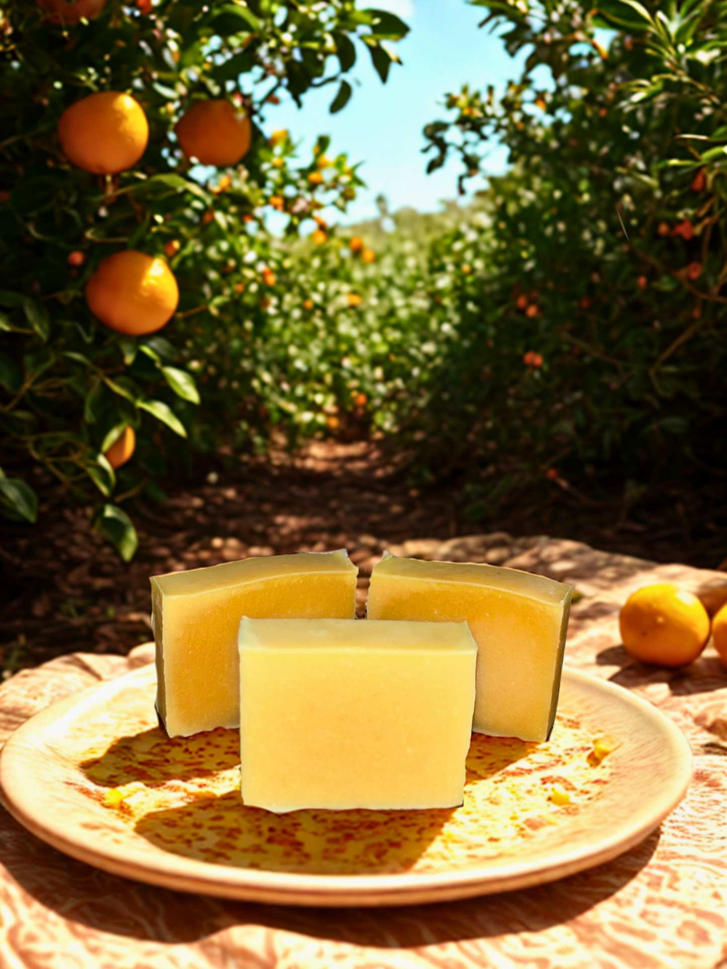 Blood Orange Goat Milk Soap - Large