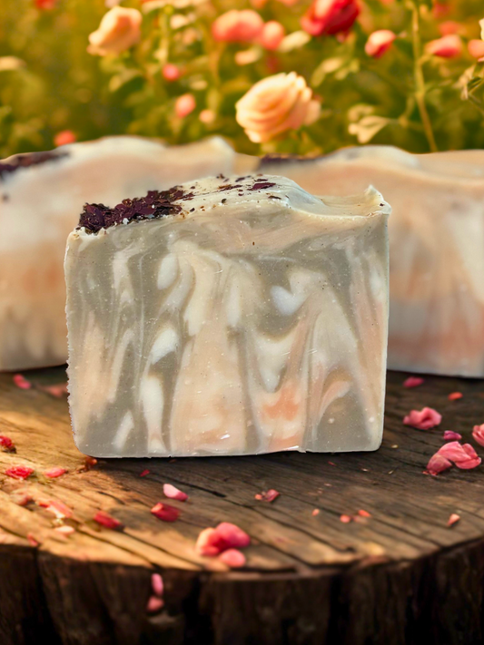 Bohemian Rose Tallow Soap - Large
