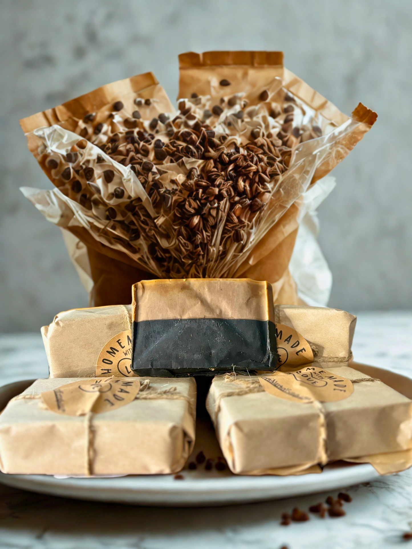 Black Cardamom & Cream Tallow Soap - Large