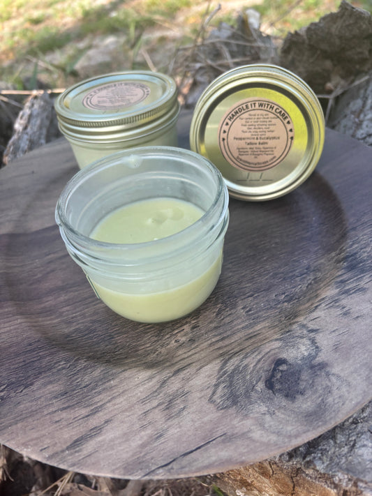 Peppermint & Eucalyptus Tallow Balm - Large