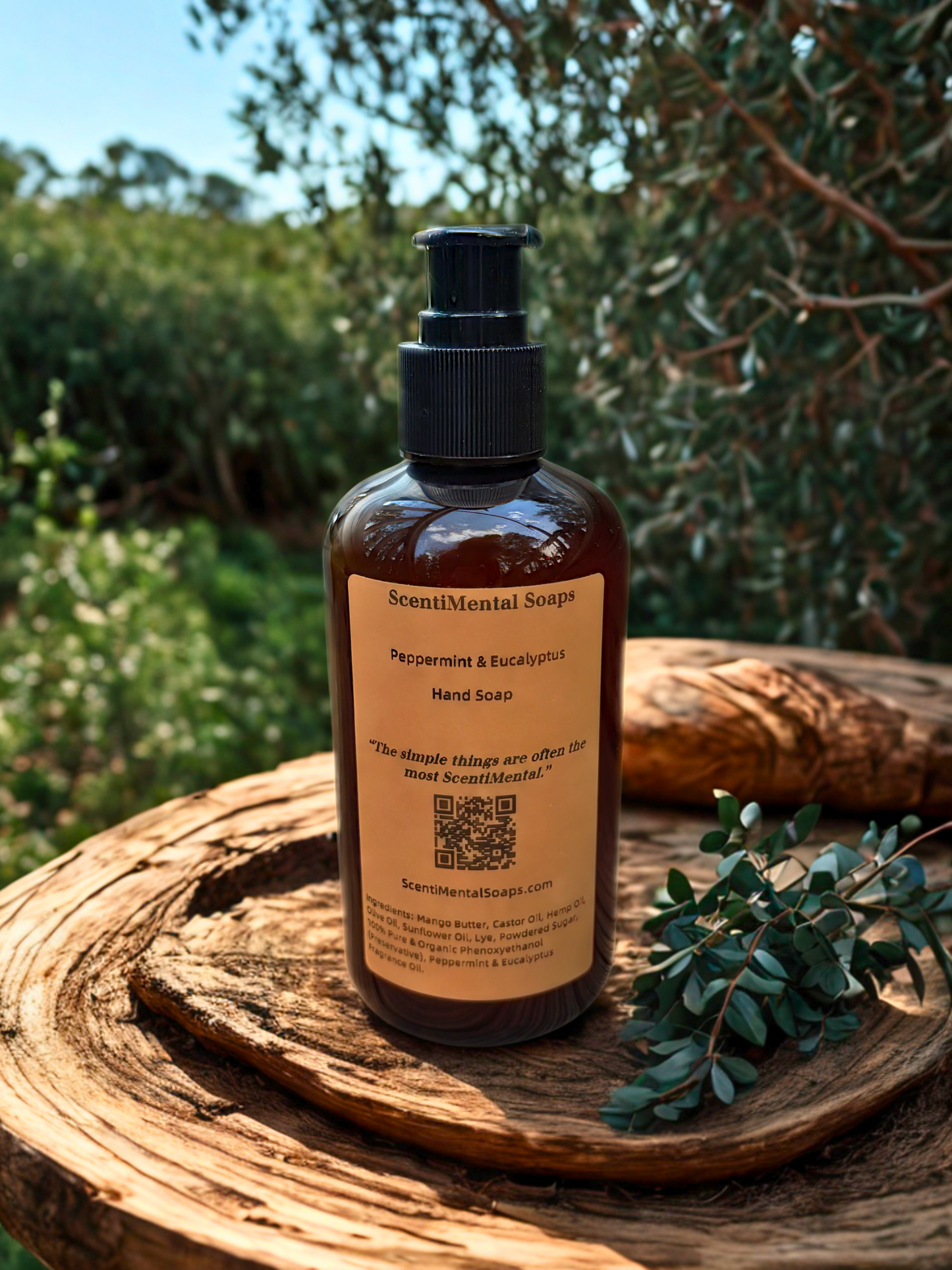 Peppermint & Eucalyptus Liquid Soap