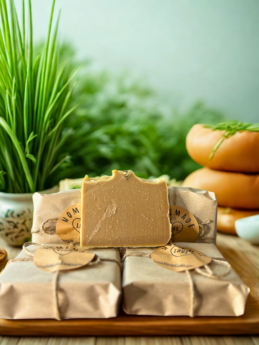 Green Tea & Lemongrass Vegan Soap - Large