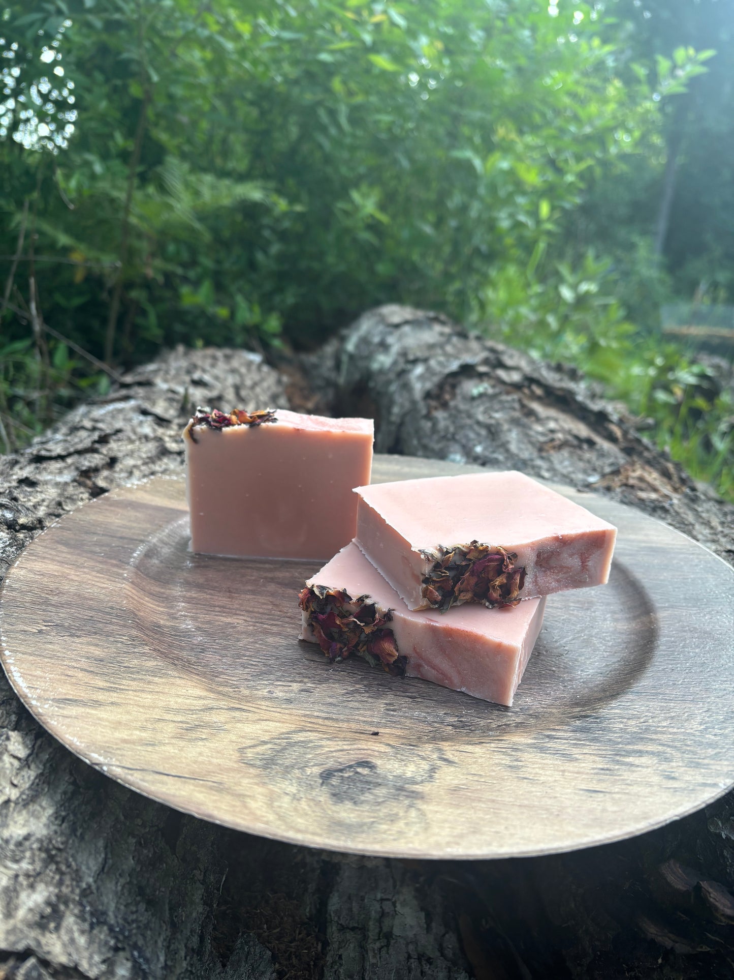 Rose & Sandalwood Goat Milk Soap - Large