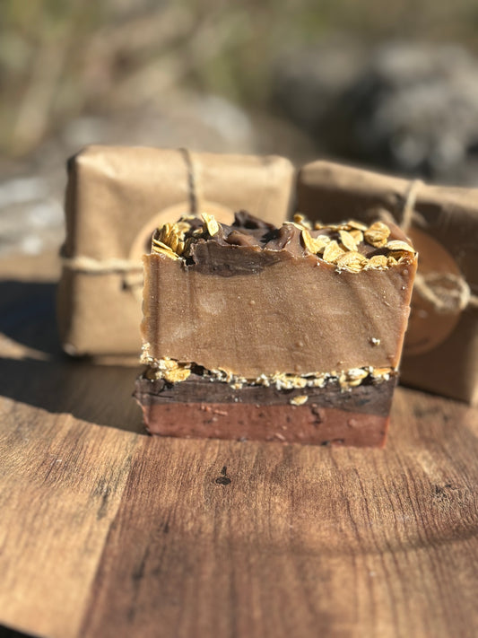Leather & Vanilla Goat Milk Soap