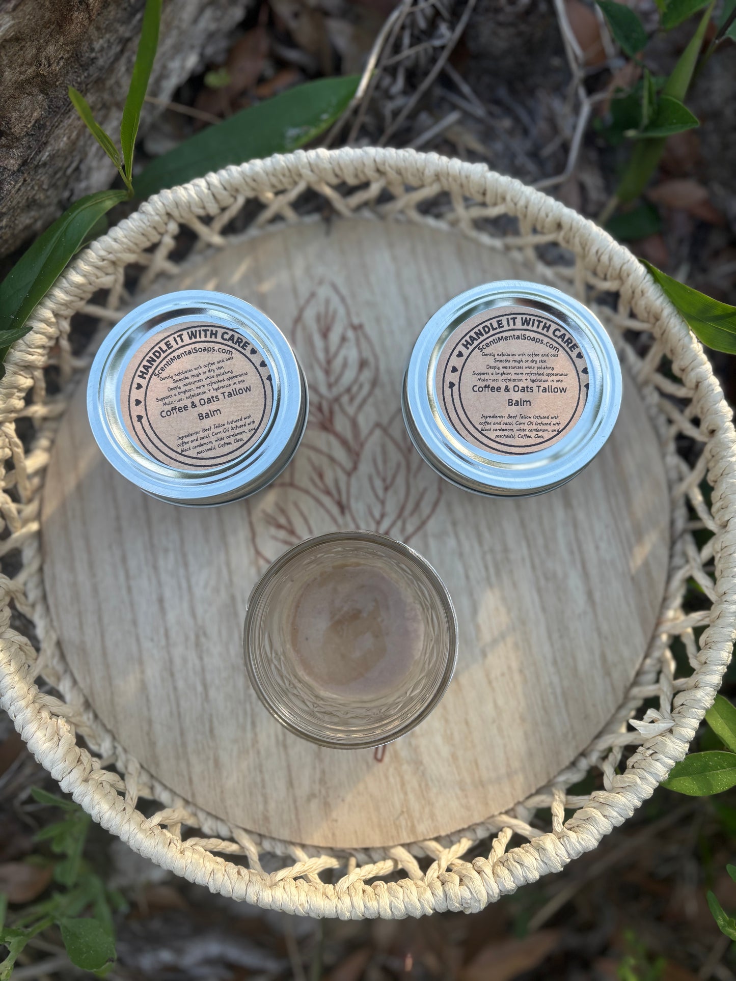 Coffee & Oats Tallow Balm - Small